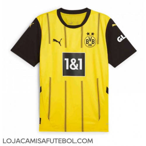 Camisa de Futebol Borussia Dortmund Equipamento Principal 2024-25 Manga Curta